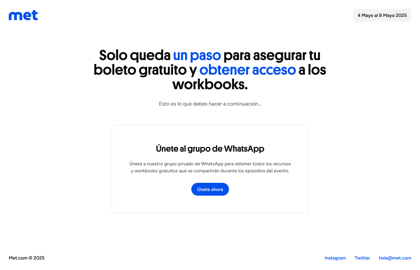 WhatsApp Join Screen - desktop view